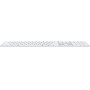 Клавиатура Apple Magic Keyboard White Numeric Touch ID EN/RU (MK2C3)