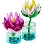 Конструктор LEGO Botanicals 11511 Водяные Лилии, белый/розовый, от 9 лет, 259 дет.