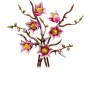 Конструктор LEGO Botanicals 11510 Ветви магнолии, розовый, 435 дет.