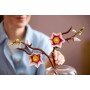 Конструктор LEGO Botanicals 11510 Ветви магнолии, розовый, 435 дет.