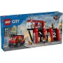 Конструктор LEGO CITY 60414 Fire Station with Fire Truck, 843 дет.