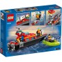 Конструктор LEGO City 60373 Пожарно-спасательная лодка, 144 дет.