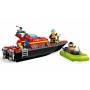 Конструктор LEGO City 60373 Пожарно-спасательная лодка, 144 дет.