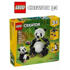 Конструктор LEGO Creator 3в1 31165 «Дикие животные: семья панд», 626 деталей, 8+