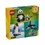 Конструктор LEGO Creator 3в1 31165 «Дикие животные: семья панд», 626 деталей, 8+