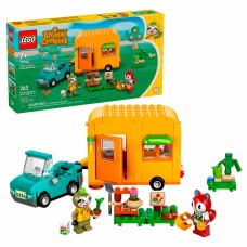 Конструктор детский LEGO Animal Crossing Фургон Лейфа и Садовый магазин, 77054