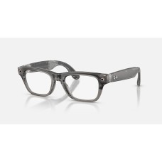 Очки с камерой Ray-Ban Meta Blayzer Optics Gen 2 RW7001 Matte Transparent Ice Grey, 54-19-155 мм