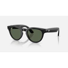 Очки с камерой Ray-Ban Meta Headliner Gen 2 RW4013F Shiny Black / G15 Green, 51-23-150 мм