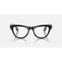 Очки с камерой Ray-Ban Meta Skyler Gen 1 RW4010 Shiny Black / Transitions Cerulean Blue, 52-20-150 мм